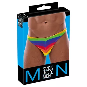 Мужские стринги Svenjoyment 21117059721 Rainbow, размер L, 90% полиэстер 10% спандекс