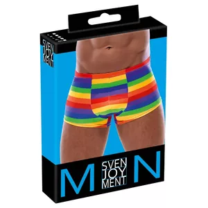 Мужские боксер-брифы Svenjoyment 21331649721, радужный принт, размер L, 90% полиэстер 10% спандекс