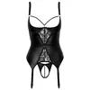 Suspender shirt set Abierta Fina Suspender shirt & thong 80B/M Photo 11