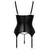 Suspender shirt set Abierta Fina Suspender shirt & thong 80B/M Photo 12