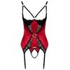 Cottelli Collection XL Red Cami — комплект камисоль-подвязки Photo 6