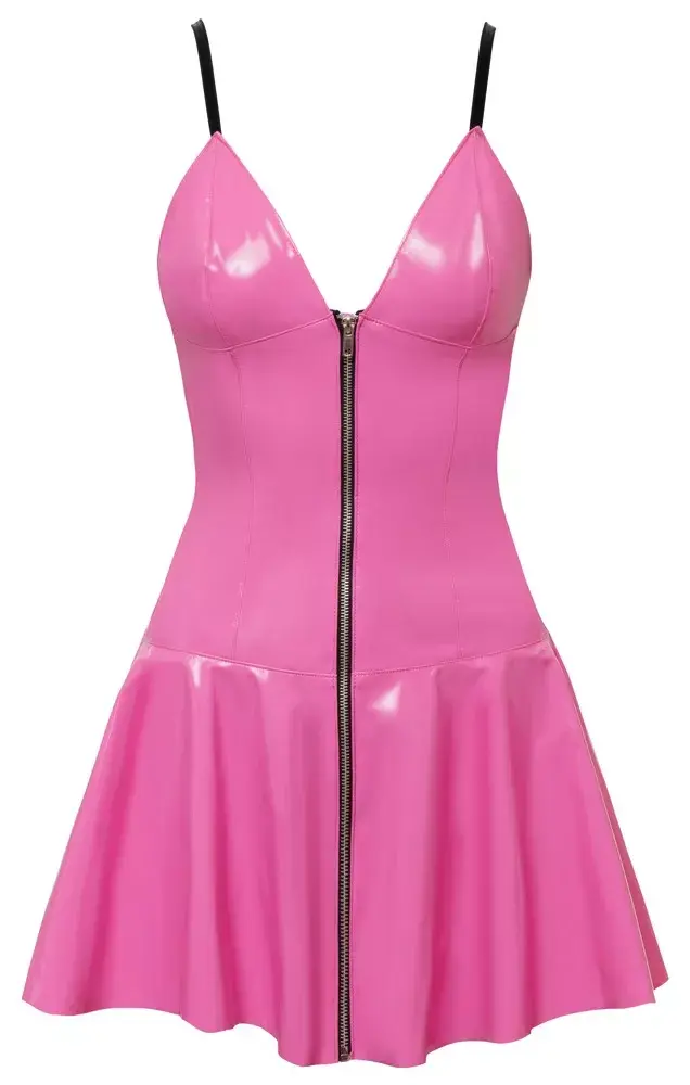 Kleita black level Vinyl Dress Pink L Photo 9