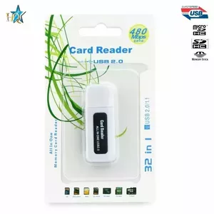 HQ USB 2.0 Flash Stick karšu lasītājs 15in1 Micro SD / SD / Min