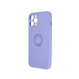 Aizsargvāks HQ ar pirksta cilpu iPhone 12 6.1 — purpurs