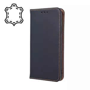 Genuine Leather Smart Pro Case HQ for iPhone 13 Pro 6.1 Black