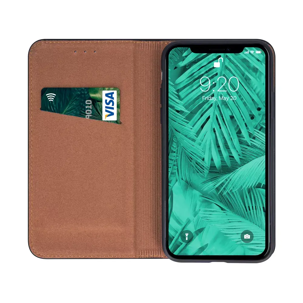 HQ Smart Pro Genuine Leather Case for iPhone 13 Pro Photo 3