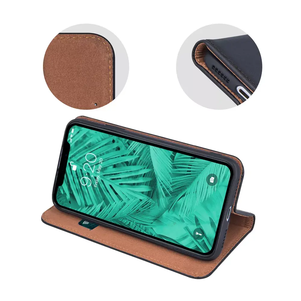 HQ Smart Pro Genuine Leather Case for iPhone 13 Pro Photo 5