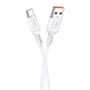 KAKUSIGA KSC-805 USB-A -> USB-C uzlādes kabelis 15W | 3A | 100 cm balts