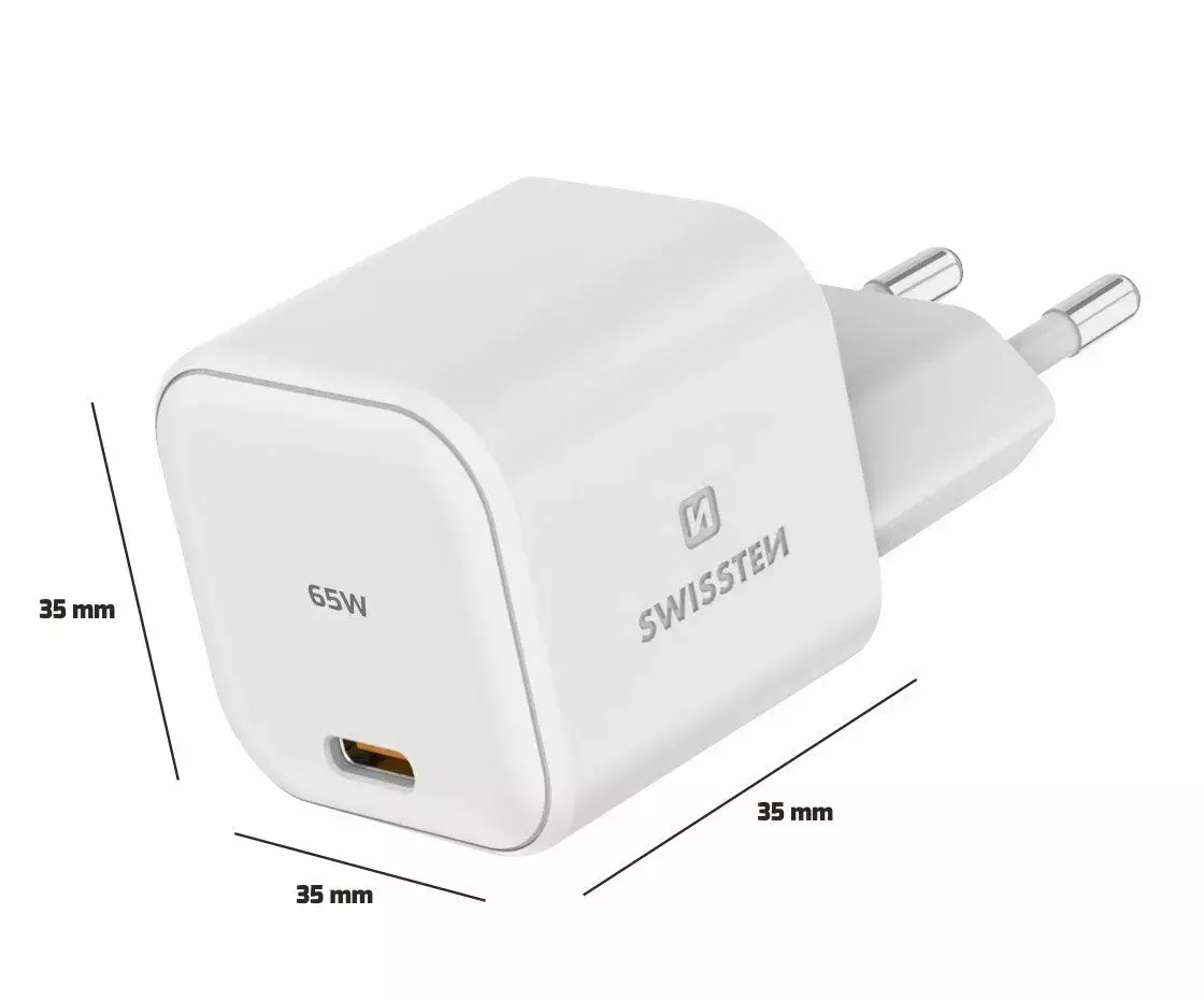 SWISSTEN GaN Travel Charger USB-C 65W Photo 2