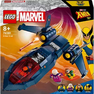 Construction Toy LEGO Marvel Super Heroes X-Jet 76281 with 5 minifigures