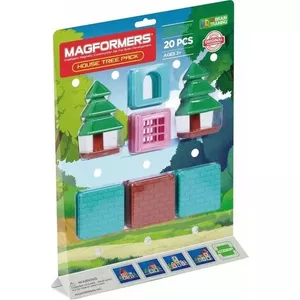 Аксессуар для магнитных конструкторов MAGFORMERS Domek (798007) — набор для сборки домика