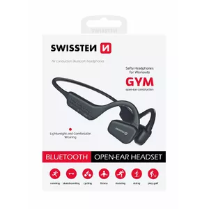 Kaulu vadīšanas austiņas SWISSTEN Gym Air Conduction Bluetooth
