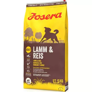 Сухой корм для собак JOSERA Lamb & Rice 12,5 кг — для взрослых, ягненок, 21% белка, 11% жирности, без глютена и лактозы