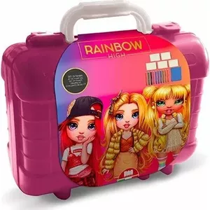 Набор дорожных штампов Multiprint MULTIPRINT RAINBOW HIGH PIECZĄTKI TRAVEL SET — портативный набор самонабивающихся штампов