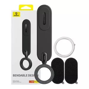 Magnetic Dashboard Car Mount Baseus C02 Go — universal phone holder, black