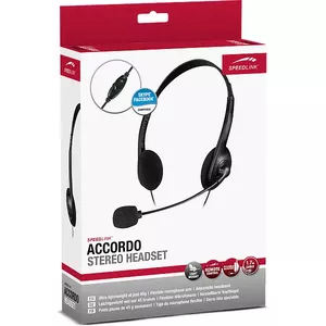 SPEEDLINK ACCORDO Headset Wired Head-band Calls/Music Black