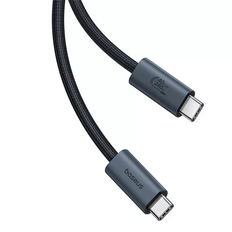 Кабель для быстрой зарядки Baseus Flash 2 240 Вт, 1 м, USB-C — USB-C (черный) Photo 4