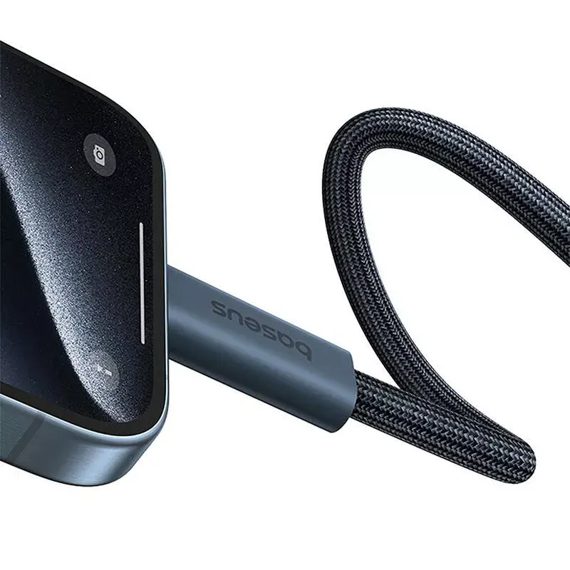 Кабель для быстрой зарядки Baseus Flash 2 240 Вт, 1 м, USB-C — USB-C (черный) Photo 6