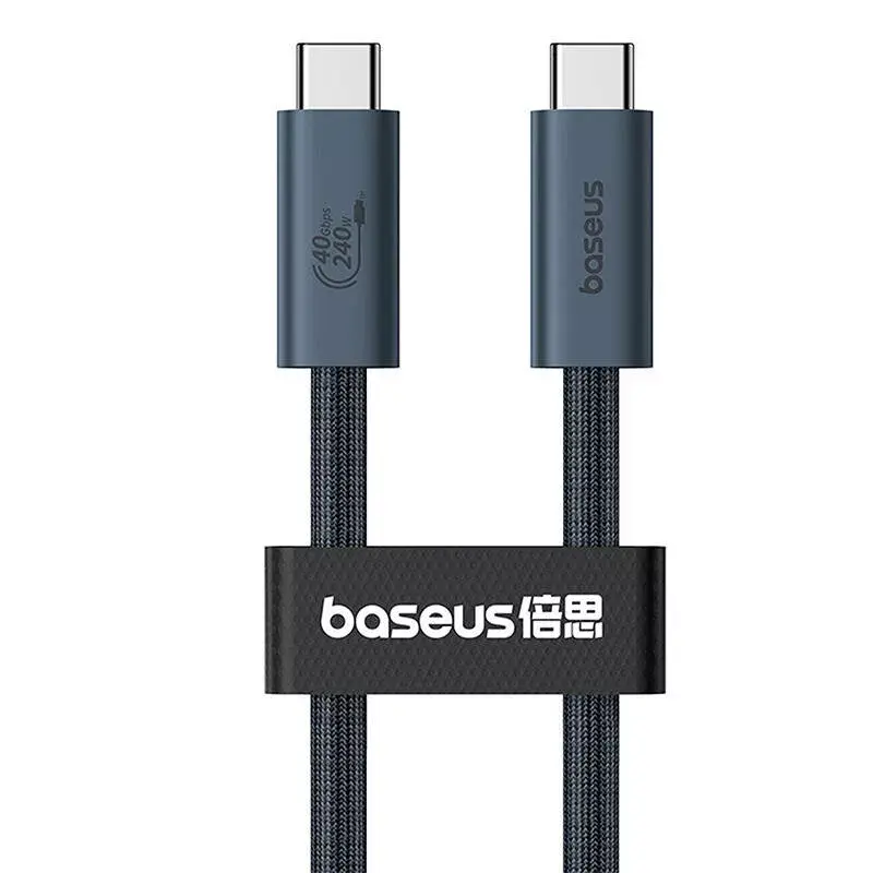 Кабель для быстрой зарядки Baseus Flash 2 240 Вт, 1 м, USB-C — USB-C (черный) Photo 7