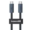 Кабель для быстрой зарядки Baseus Flash 2 240 Вт, 1 м, USB-C — USB-C (черный) Photo 7