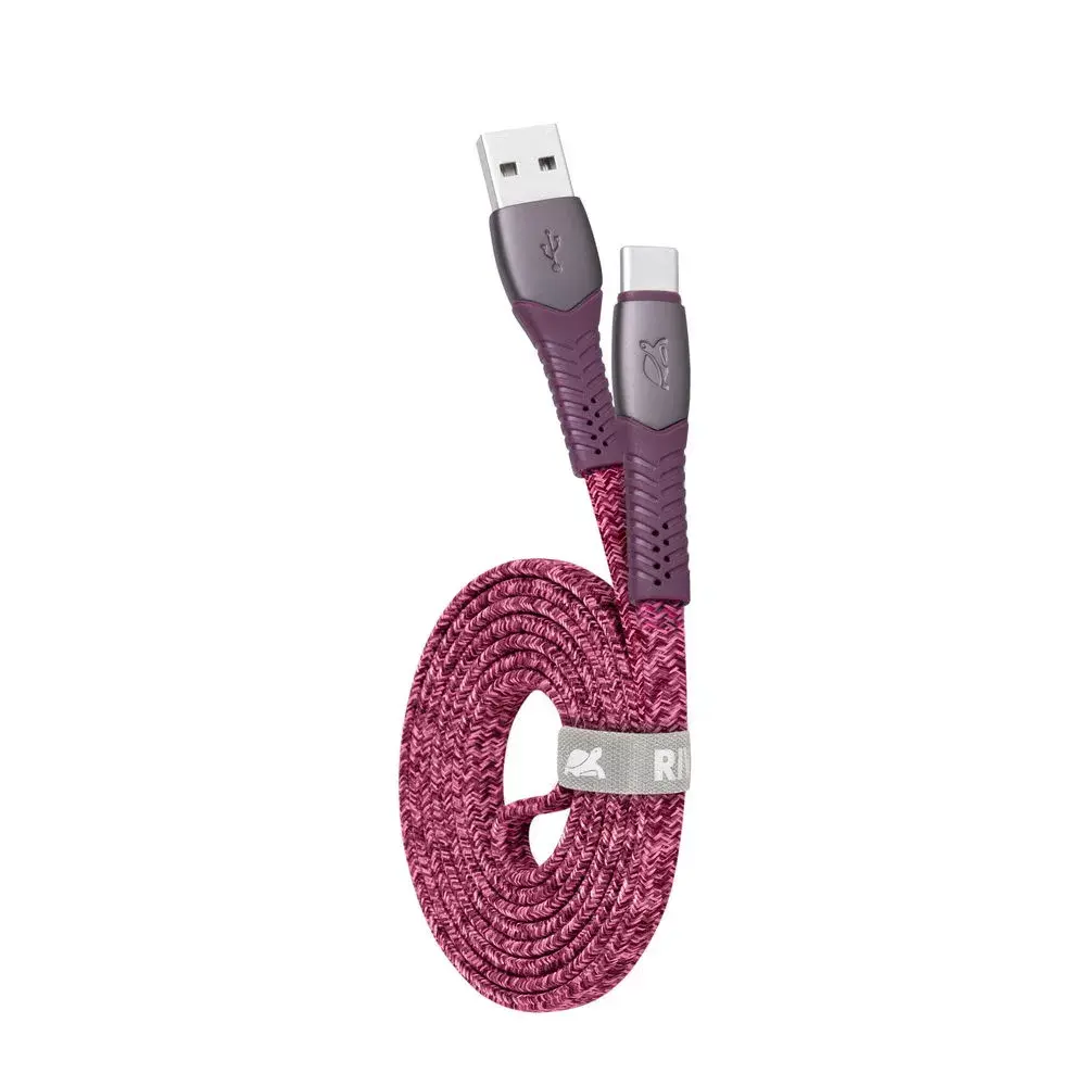 USB kabelis Rivacase PS6102 RD12 USB‑C uz USB‑A 1,2 m Photo 6