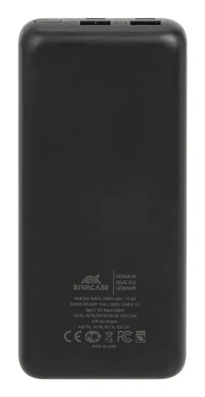 Power Bank Rivacase VA1075 20000 mAh Photo 3