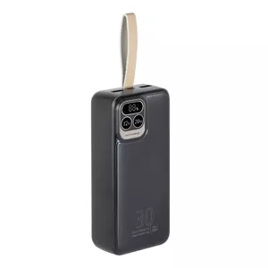 Power bank Rivacase VA2585 — 30000 mAh LiPo, 2× USB-A + 1× USB-C, grey, 0.576 kg