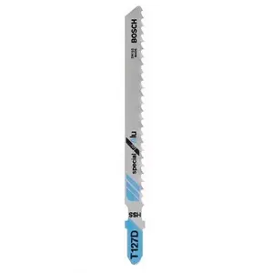Полотна для электролобзика Bosch 2608631966 — быстрорежущая сталь (HSS), шаг зуба 3 мм, 100 шт, длина 100 мм