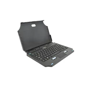 Mobile Device Keyboard Gamber-Johnson 7160-1869-03 AZERTY French Pogo Pin Black