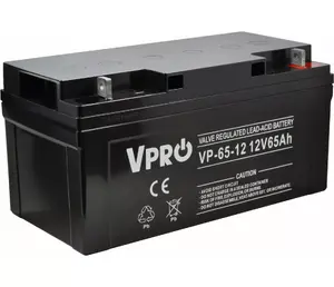 Lead‑acid vehicle battery Volt VPRO 12V 65Ah