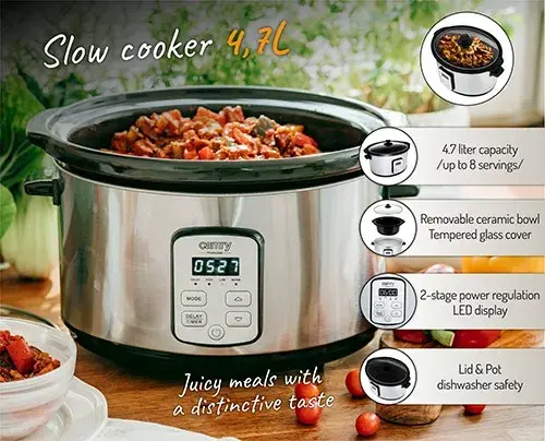Slow cooker Adler CR 6414 — 4.7 L, 270 W Photo 11