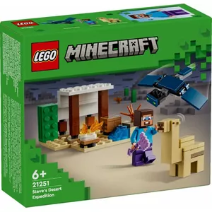 Конструктор LEGO Набор «Пустынная экспедиция Стива» 21251 с фигуркой Стива и пустынной окружением