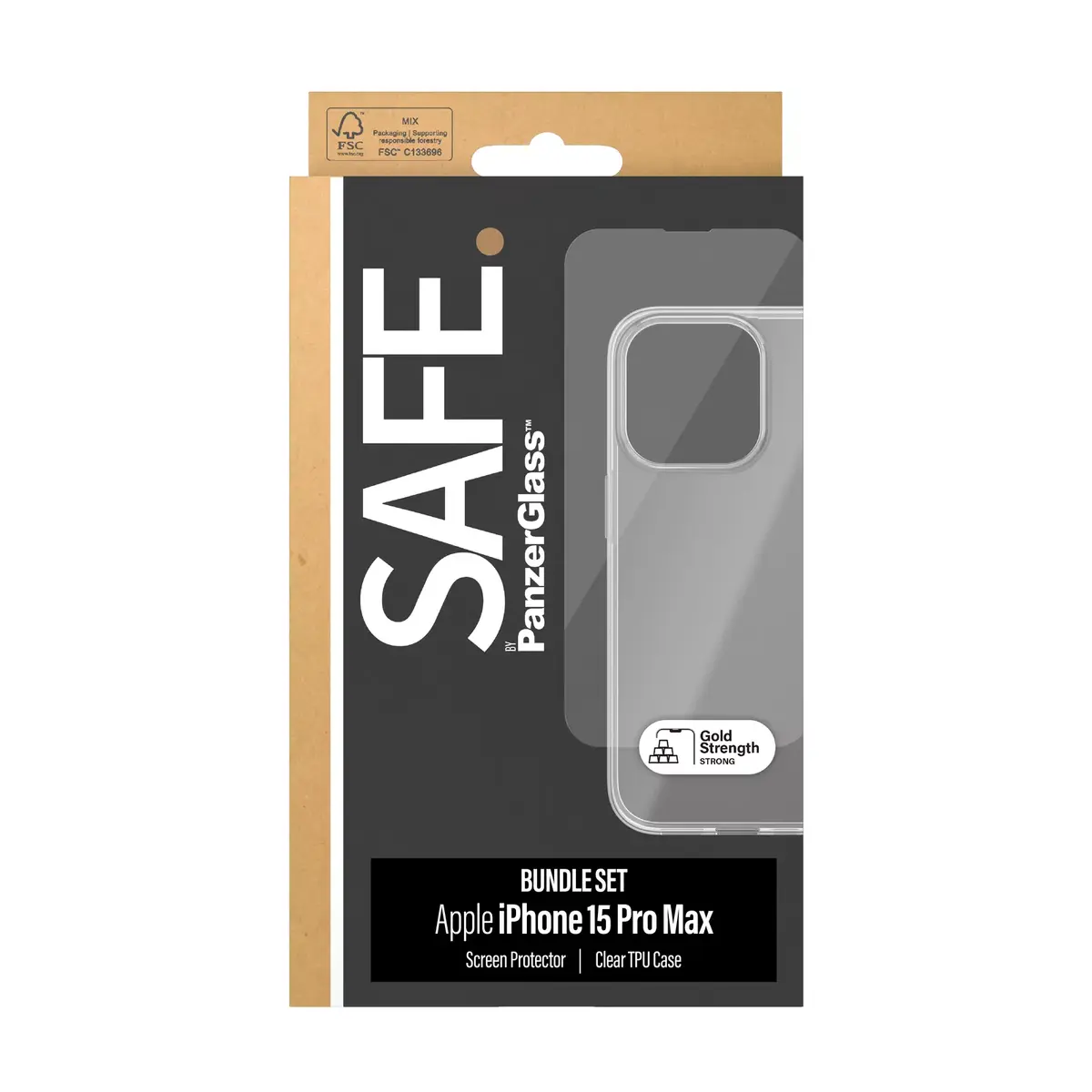 PanzerGlass SAFE. by 2-in-1 Pack iPhone 15 Pro Max Photo 3