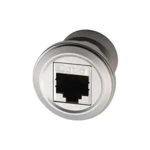 Adapteris Exsys EX-49196 metāla RJ45 ligzda uz RJ45 ligzdu, savienotājs Ethernet pagarināšanai