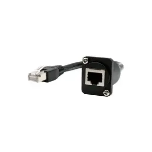 Переходник кабельный Exsys EX-49159 RJ45 гнездо на штекер CAT5e 20 см