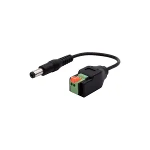 DC-переходник Exsys EX-49140 5.5×2.1 мм — на 2-контактный клеммник, кабель 15 см