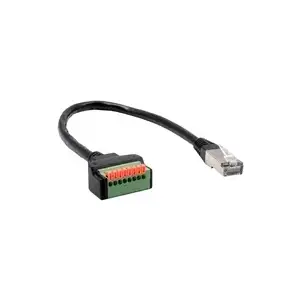 Кабель‑адаптер RJ45 штекер на 8‑контактный клеммник Exsys EX-49121 CAT.6 30 см