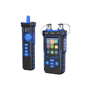Lanview LVN-127694 Vītā pāra kabeļu testeris ar RJ-45 savienotāju atbalstu, PoE testēšanu un 3.7 V akumulatoru Melns