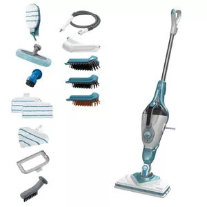 Портативный пароочиститель Black & Decker BHSM1610DSM — бак 0,5 л, 1600 Вт, 20 мин работы, съемный резервуар