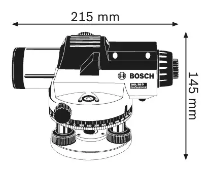 Line level Bosch GOL 26 D Photo 2
