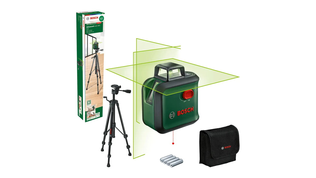 Bosch AdvancedLevel 360 Līniju un punktu