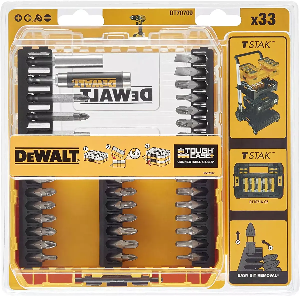 Screwdriver Bit Set DeWALT DT70709-QZ Photo 2