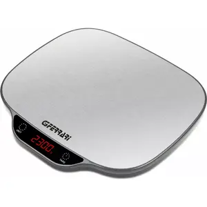 Electronic kitchen scale G3FERRARI G20096 — stainless steel, 15 kg capacity, 1 g accuracy