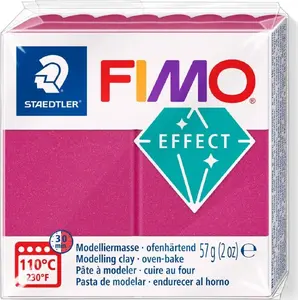 Пластилин FIMO Effect бордовый металлик 8010-21 – однотонный металлический бордовый