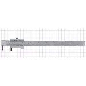 Caliper Gimex model 201.154 — 400 mm tracer caliper, 0.05 mm resolution, carbide scriber