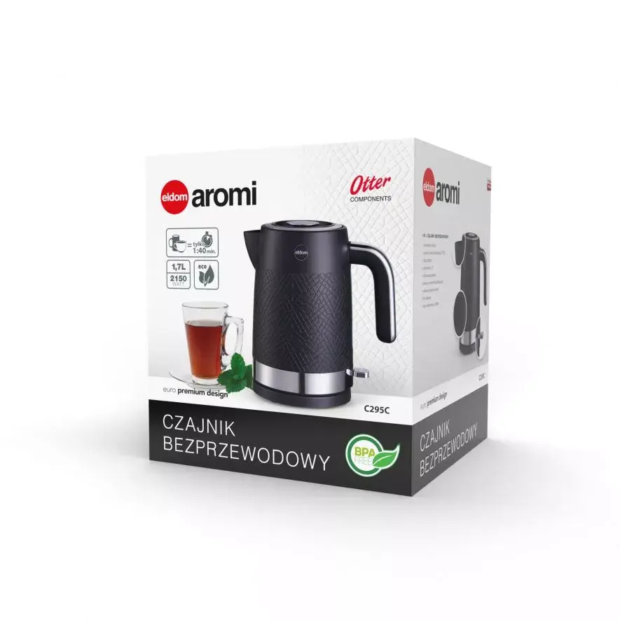 Electric kettle ELDOM 1.7 L 2150 W C295C Photo 2