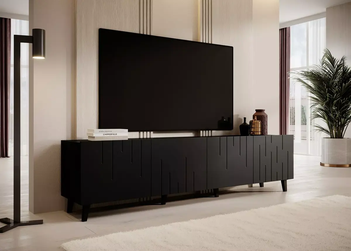 TV cabinet cama meble BARI 200x42x52 Photo 3