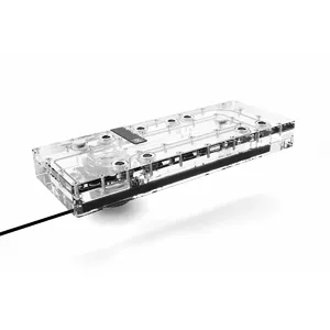 Water block Alphacool Core Distro Plate O11 Dynamic Evo/XL — Acrylic, Transparent, 141×360×77.8 mm, 5 V input