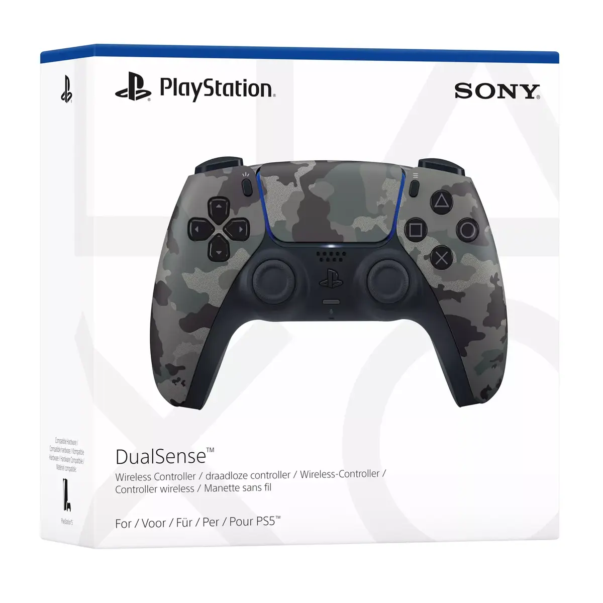 Gamepad Sony DualSense Camouflage Grey Photo 5