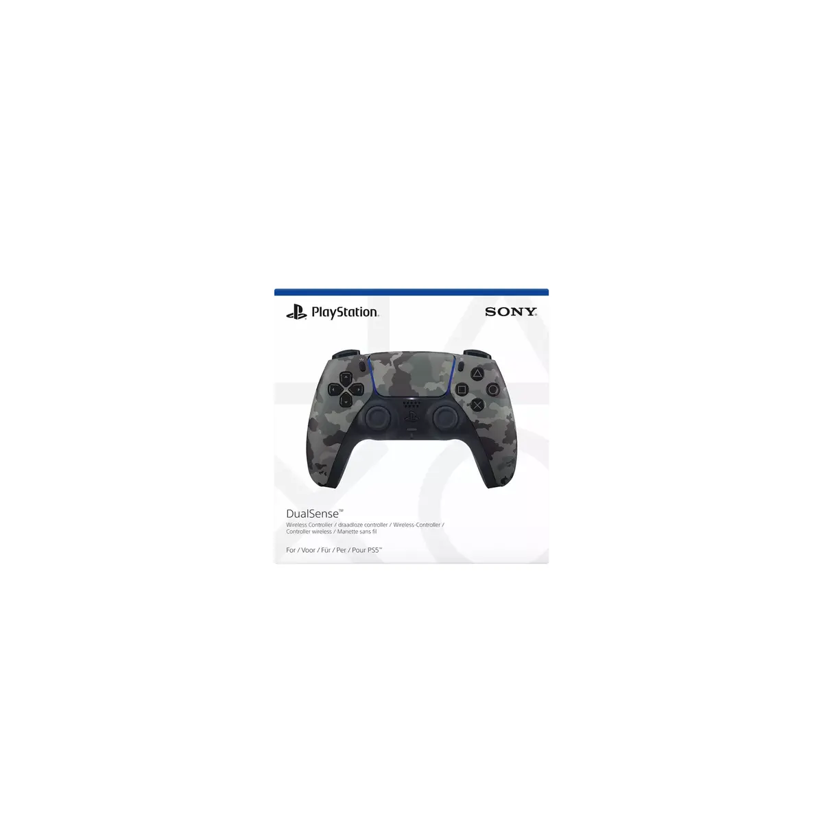 Gamepad Sony DualSense Camouflage Grey Photo 8